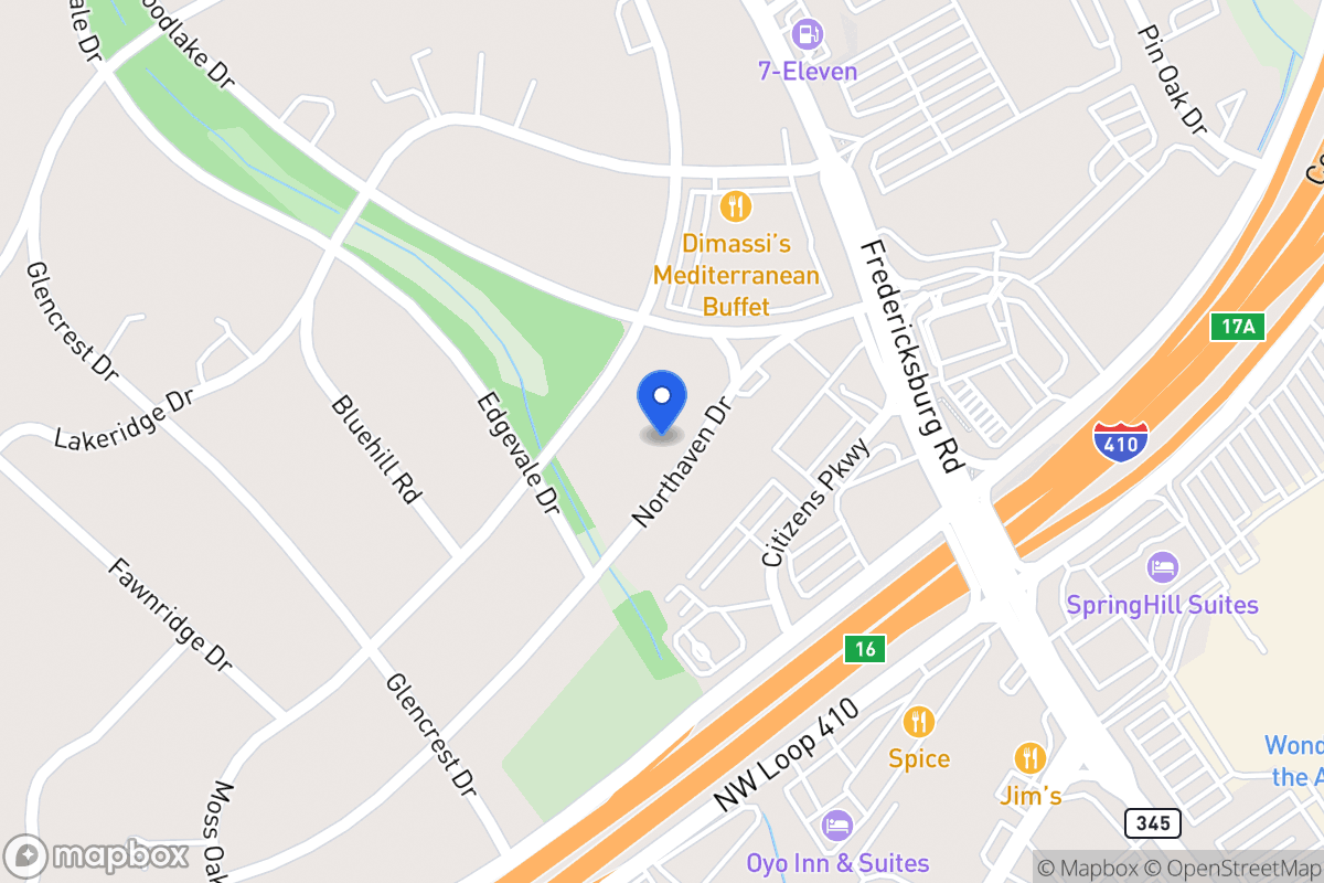 Map of 319  Northaven St