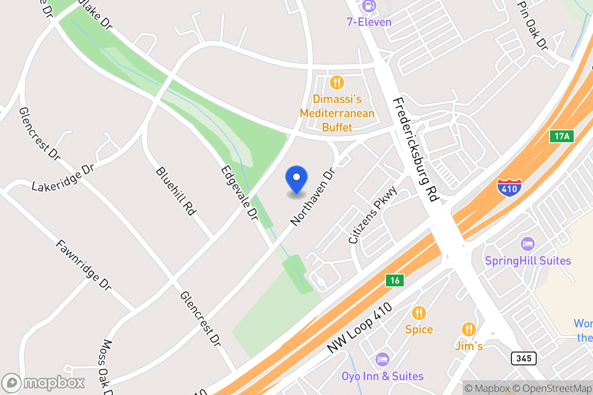 Map of 315  Northaven St