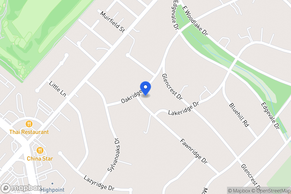 Map of 4111  Fawnridge Dr