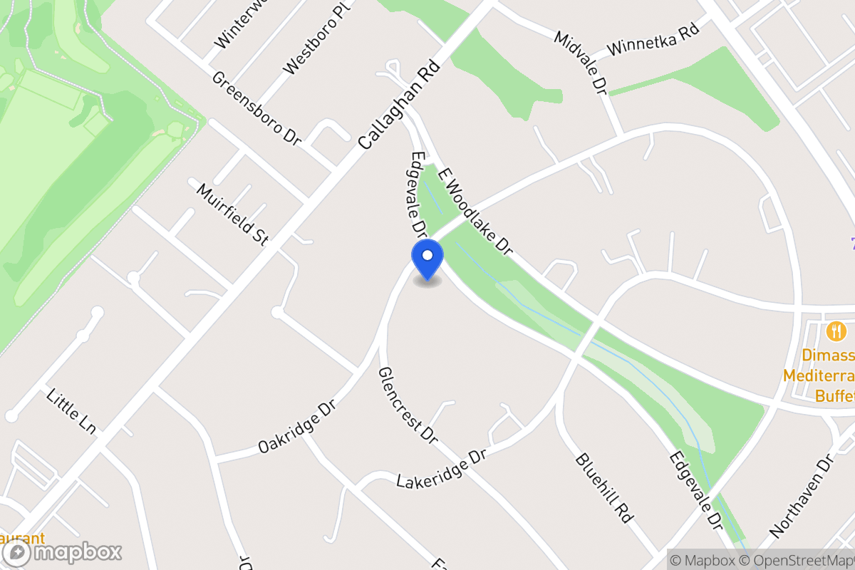 Map of 335  Edgevale Dr