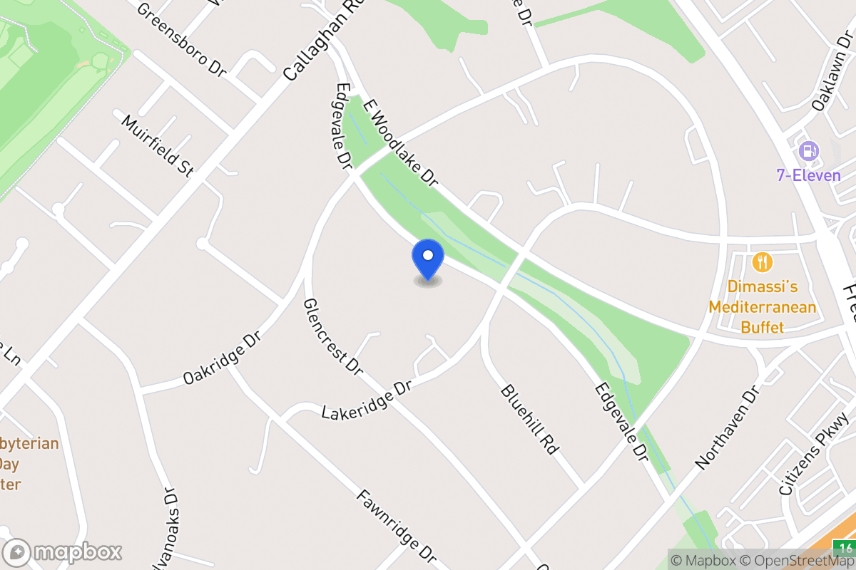 Map of 311  Edgevale Dr