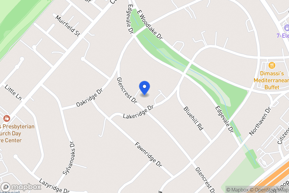 Map of 203  Lakeridge Dr