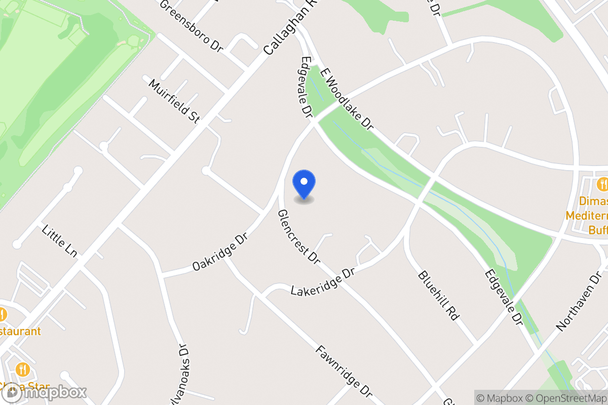 Map of 718  Glencrest Dr