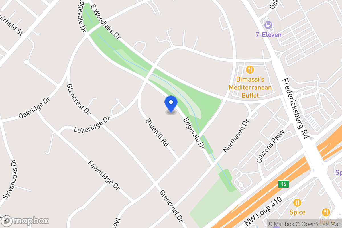 Map of 219  Edgevale Dr