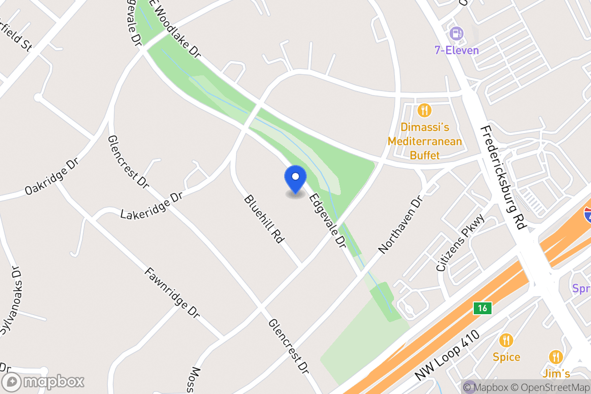 Map of 215  Edgevale Dr