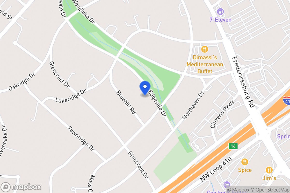 Map of 211  Edgevale Dr