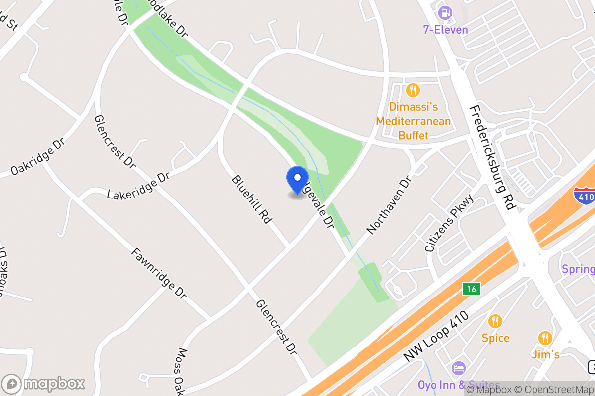 Map of 207  Edgevale Dr