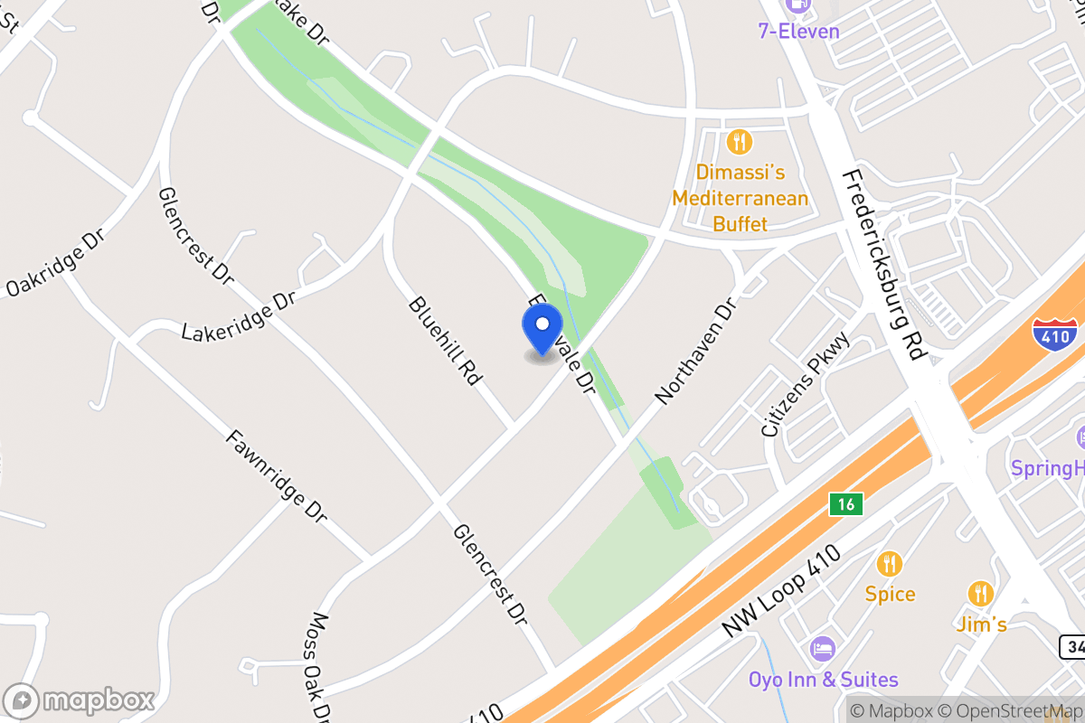 Map of 203  Edgevale Dr
