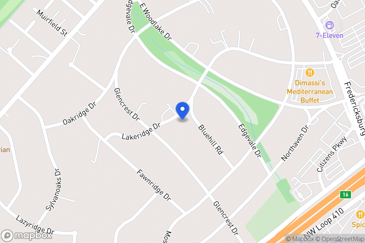 Map of 210  Lakeridge Dr
