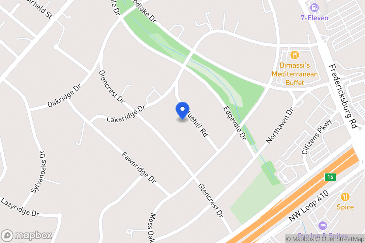 Map of 119  Blue Hill Rd