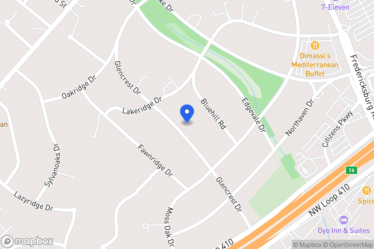 Map of 618  Glencrest Dr