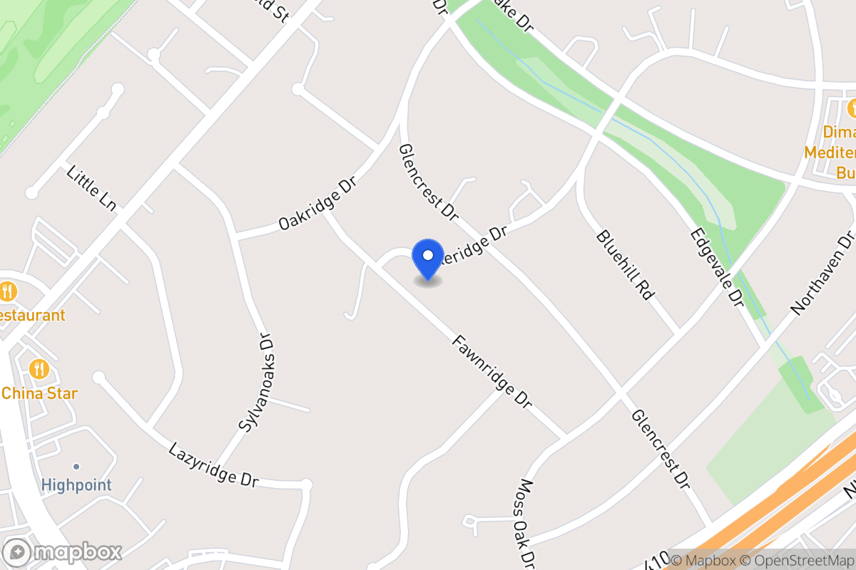 Map of 4023  Fawnridge Dr