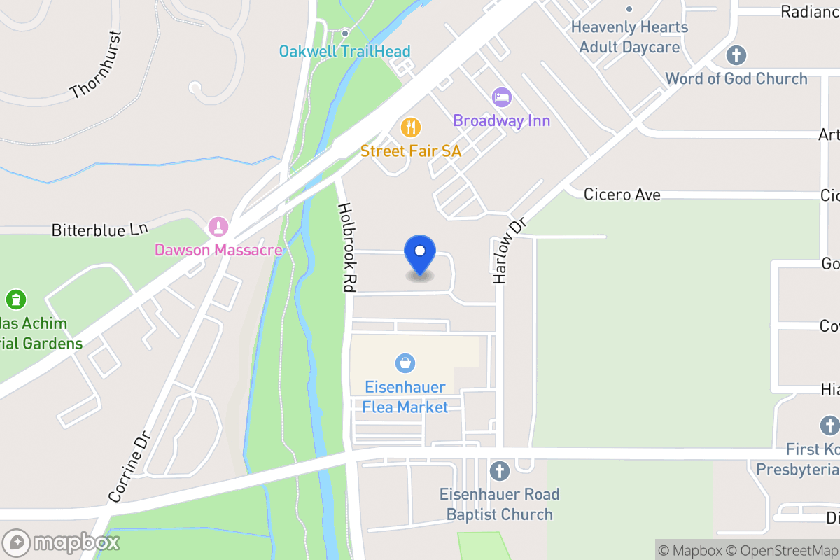 Map of 1502  Holbrook Rd