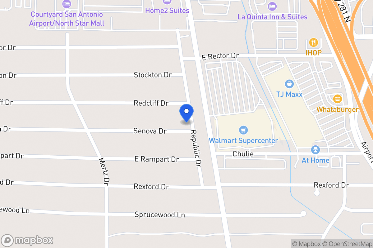 Map of 463  Senova Dr
