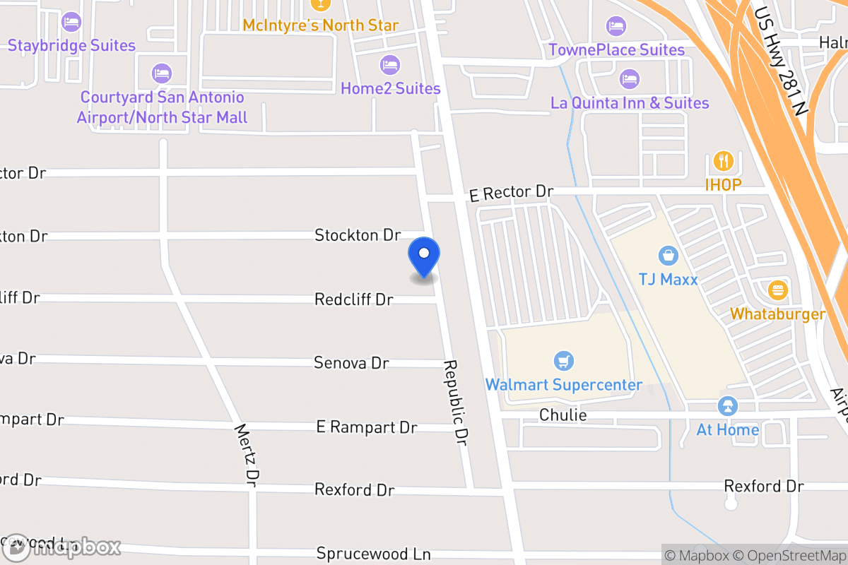 Map of 635  Redcliff Dr