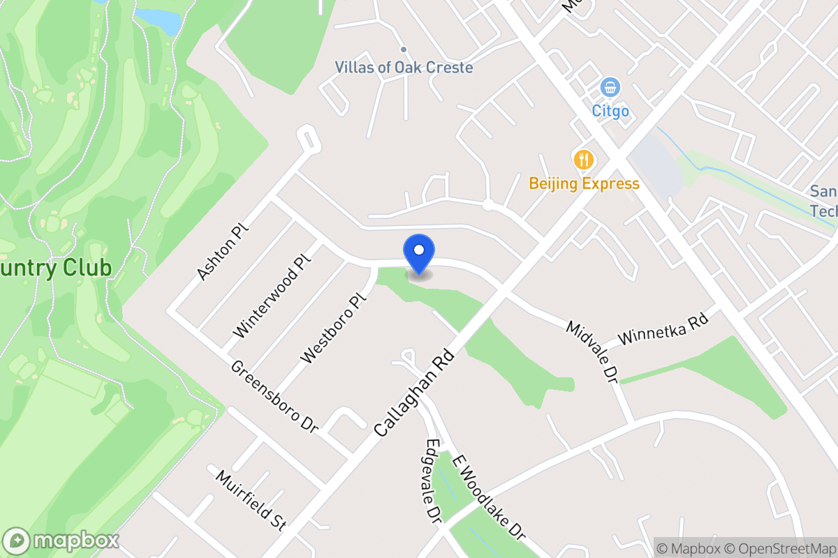 Map of 4018  Midvale Dr