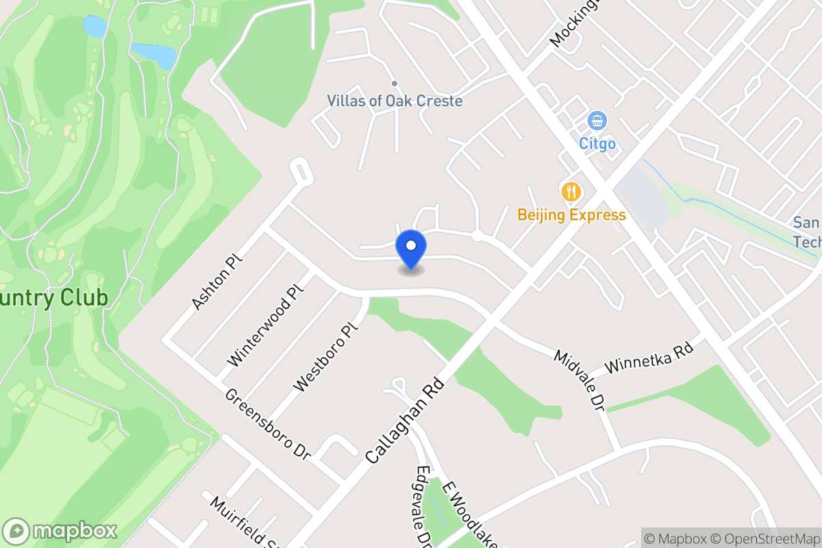 Map of 4019  Midvale Dr