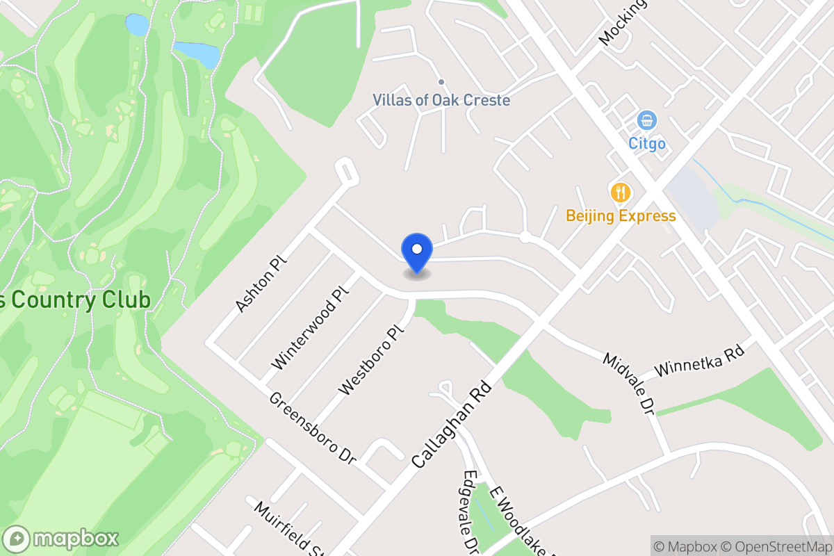 Map of 4027  Midvale Dr