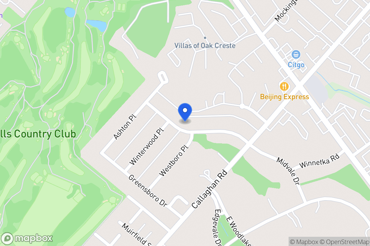 Map of 4103  Midvale Dr
