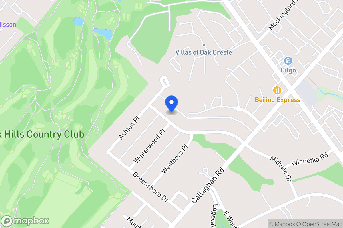 Map of 4111  Midvale Dr