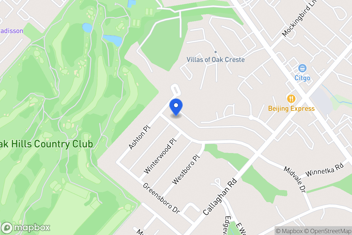 Map of 4115  Midvale Dr