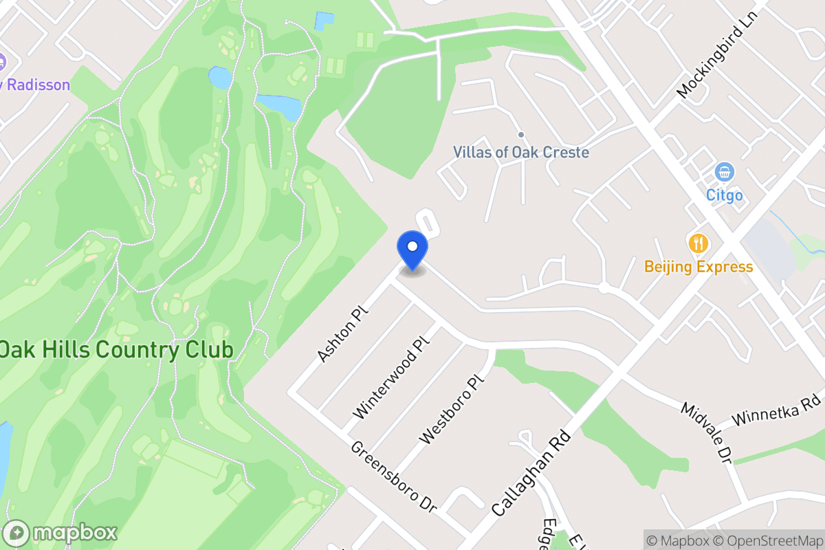 Map of 4119  Midvale Dr