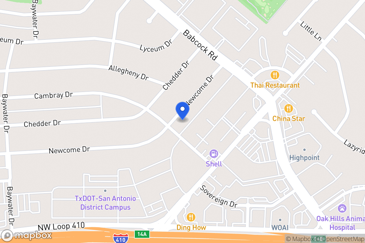 Map of 4442  Newcome Dr