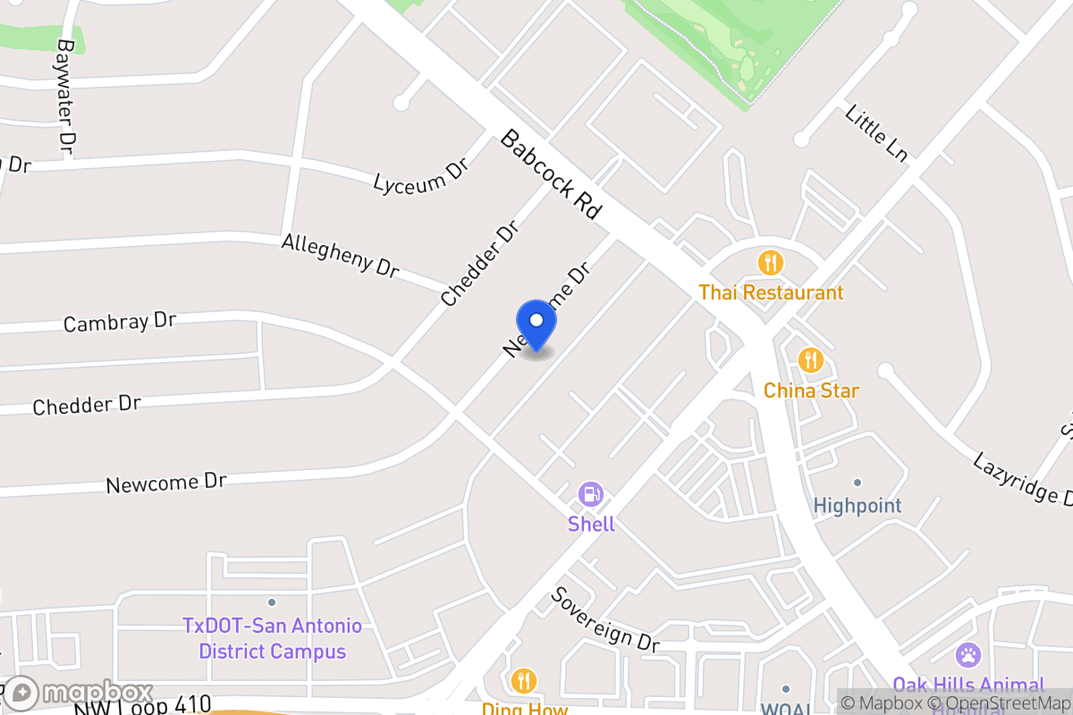 Map of 4430  Newcome Dr