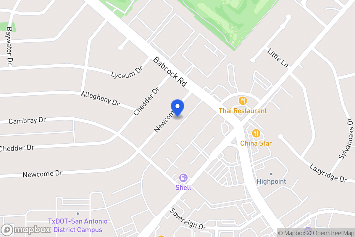 Map of 4418  Newcome Dr