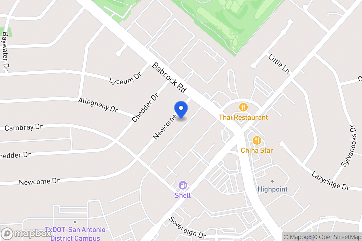 Map of 4414  Newcome Dr