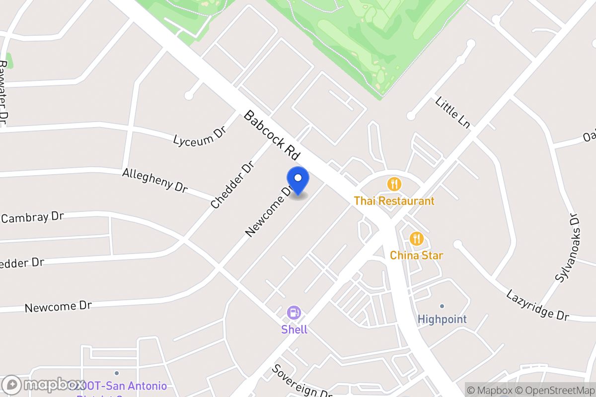 Map of 4410  Newcome Dr