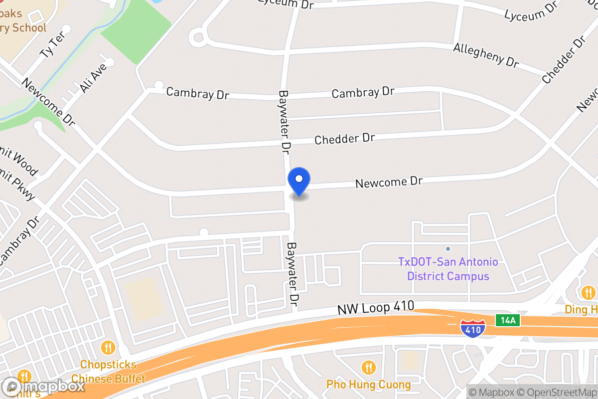 Map of 4734  Newcome Dr