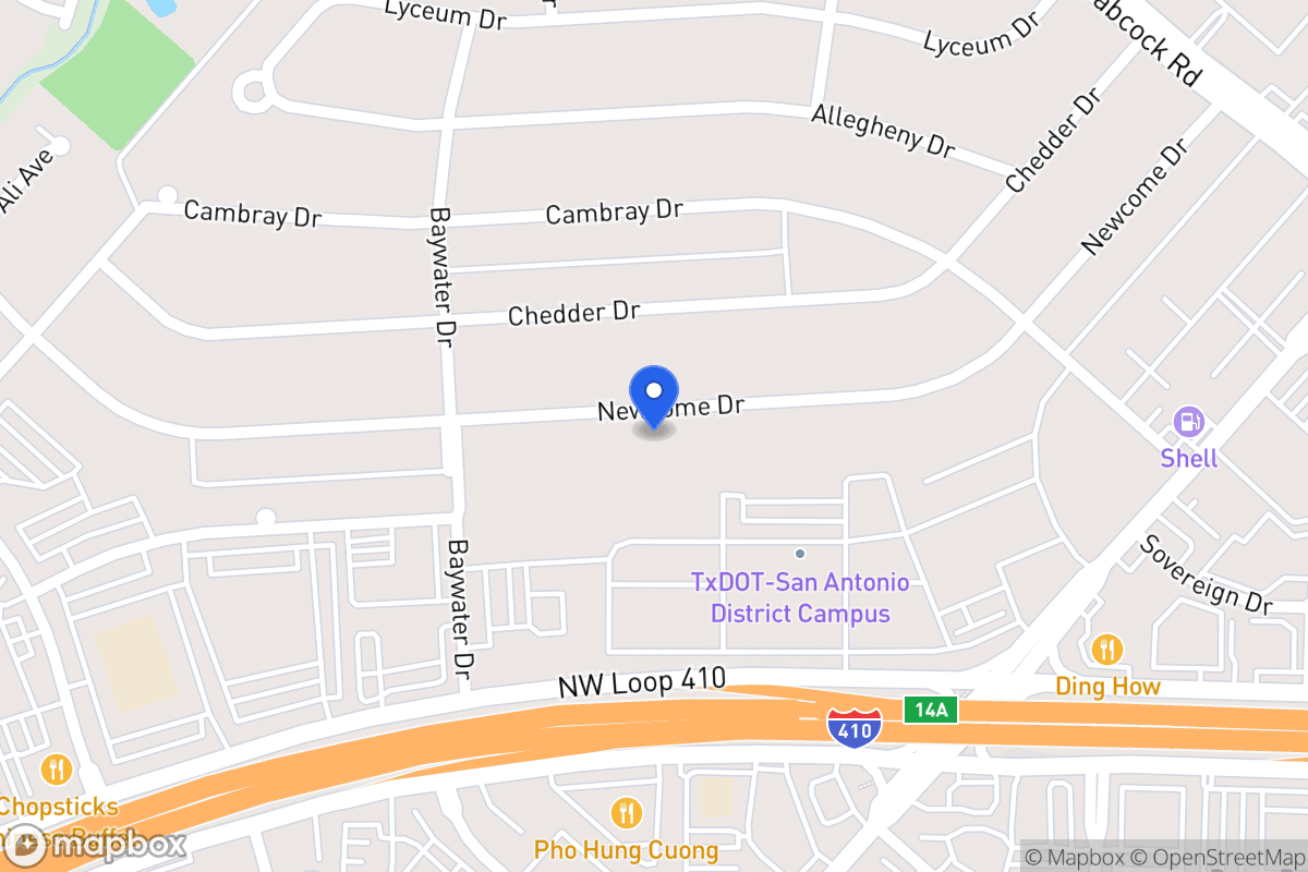 Map of 4638  Newcome Dr