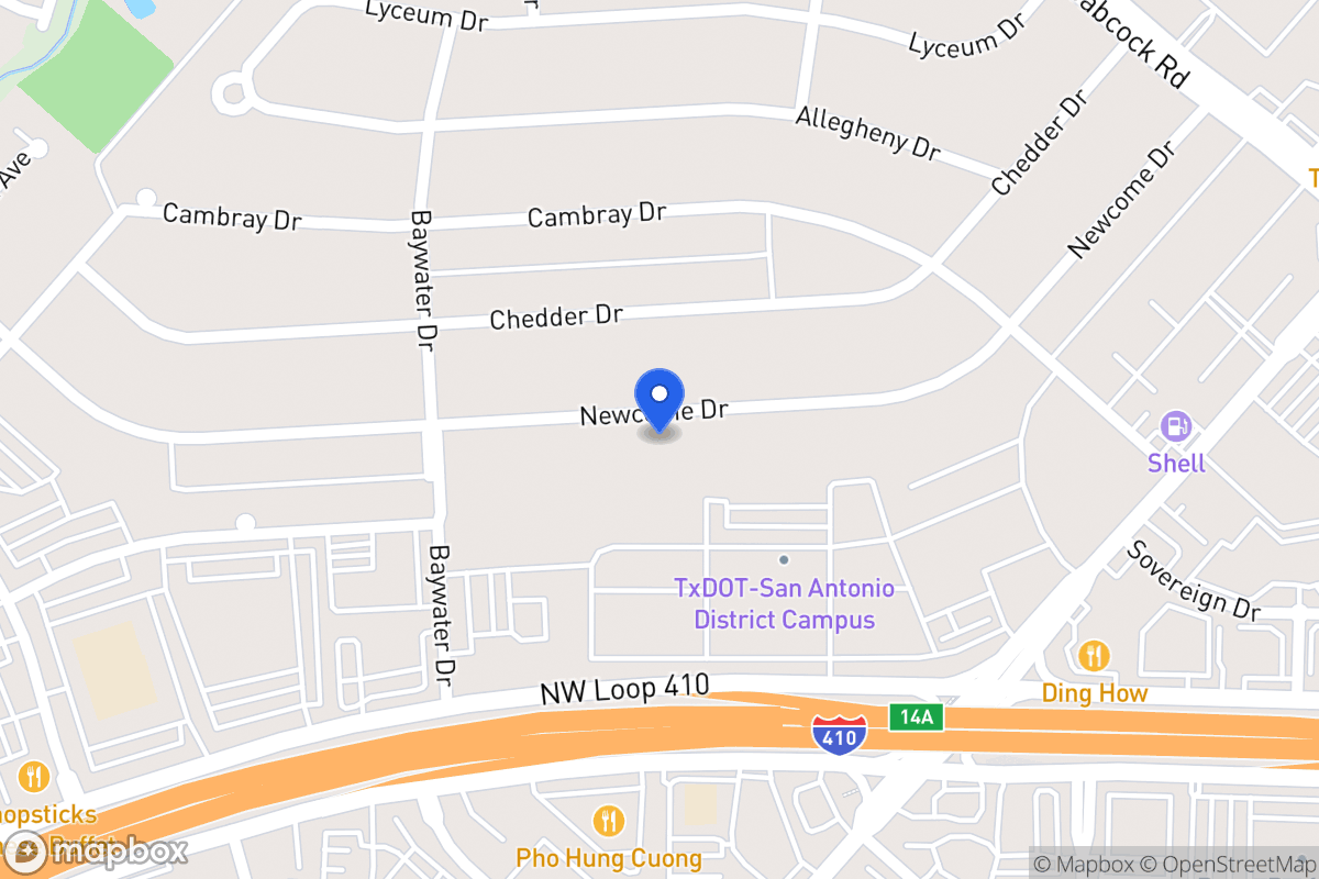 Map of 4634  Newcome Dr