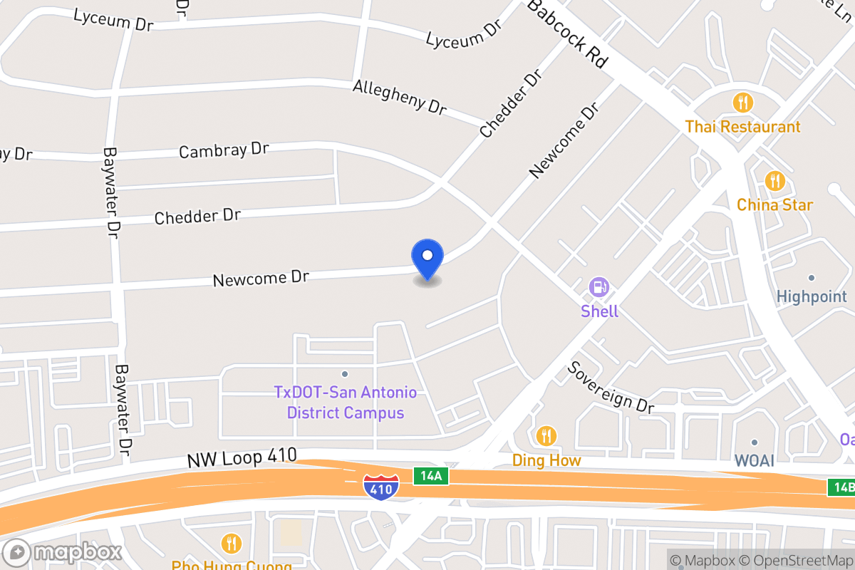 Map of 4522  Newcome Dr