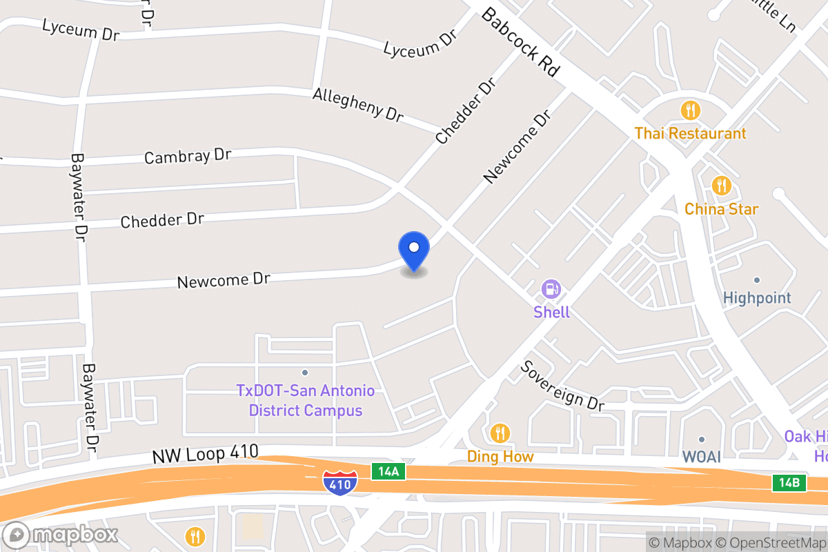 Map of 4514  Newcome Dr