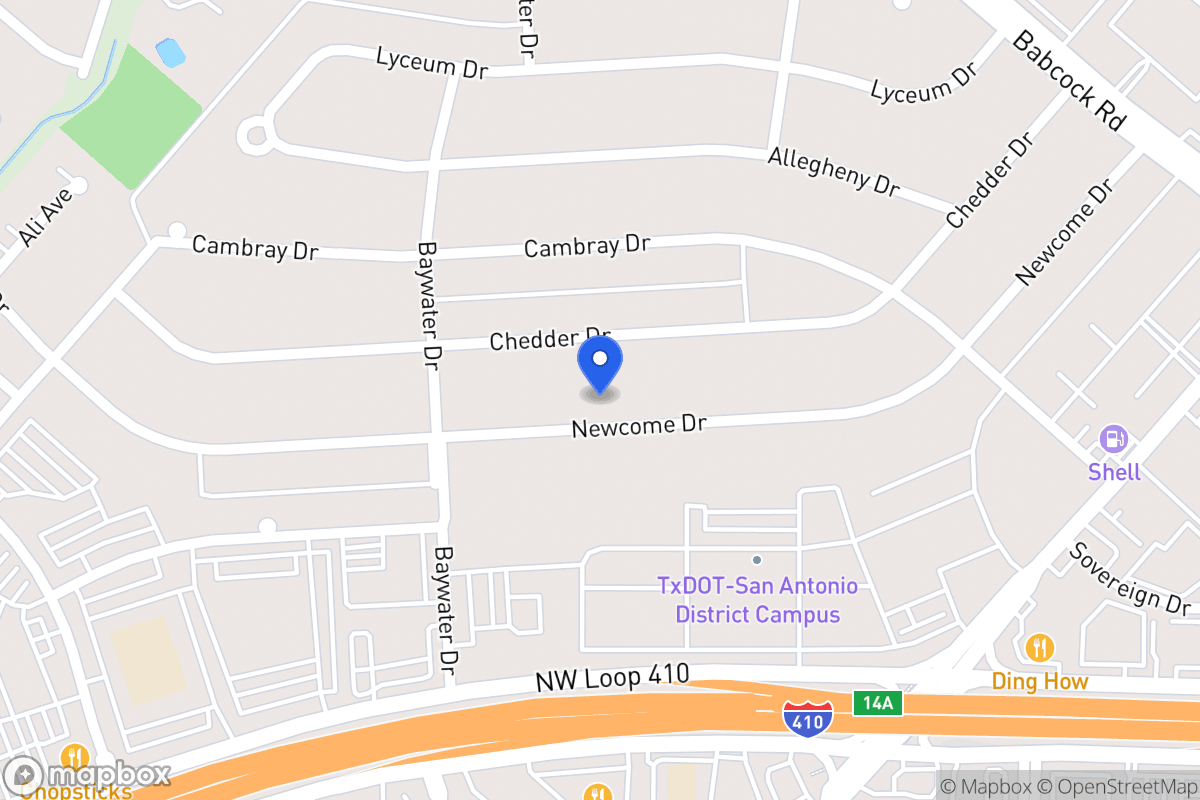 Map of 4707  Newcome Dr