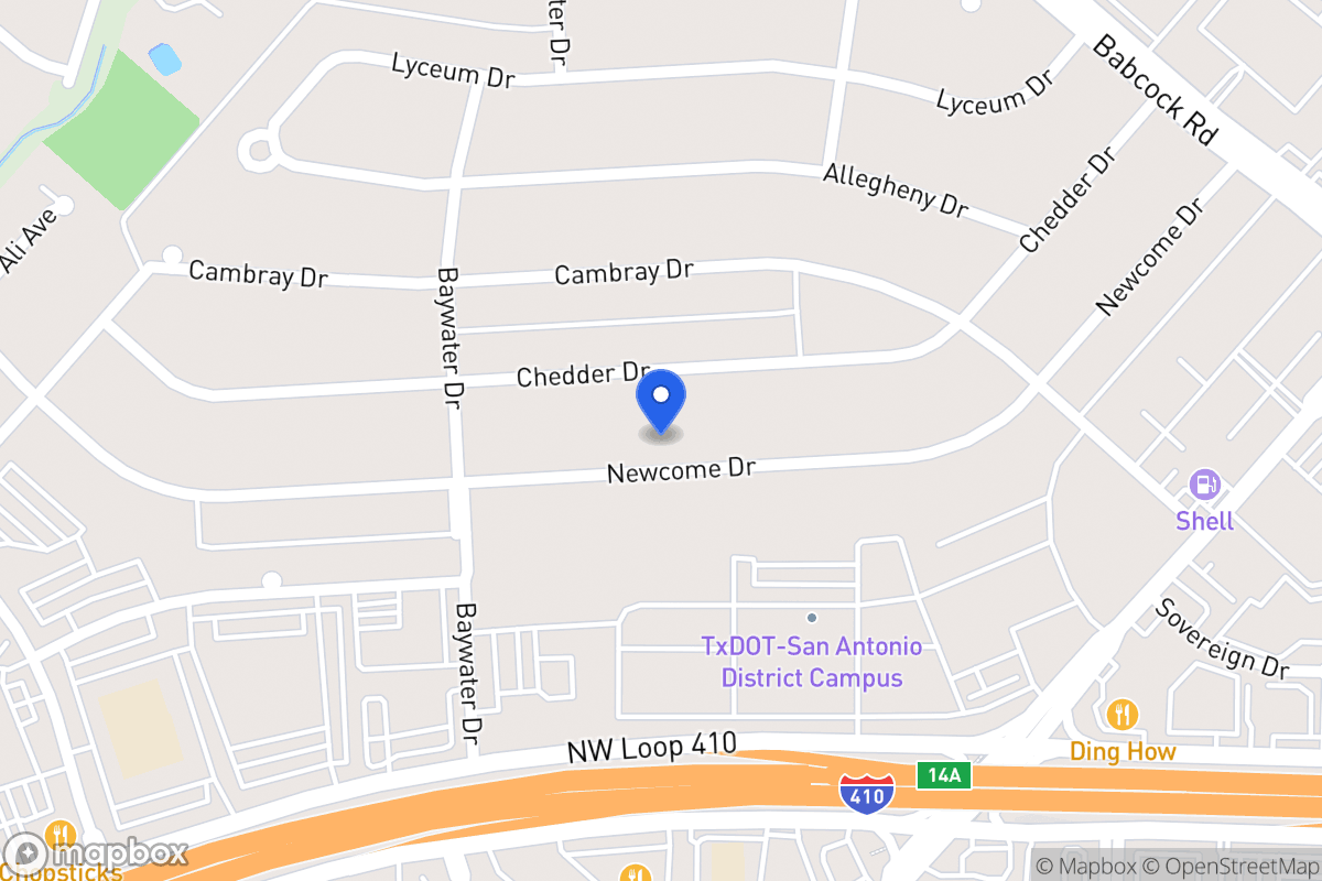 Map of 4703  Newcome Dr