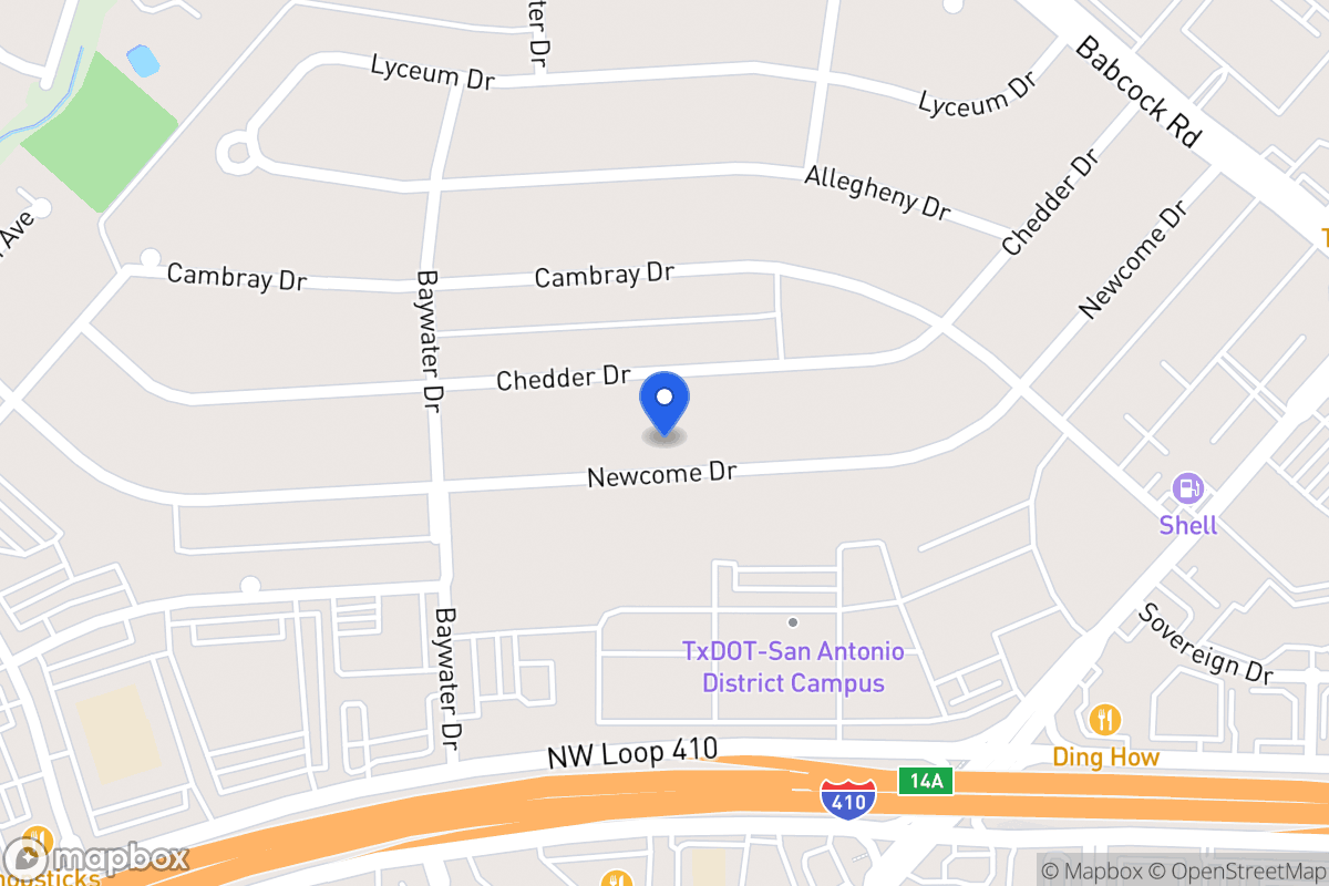 Map of 4635  Newcome Dr