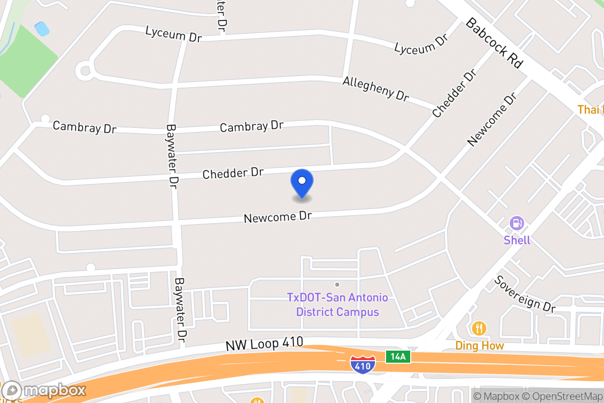 Map of 4627  Newcome Dr