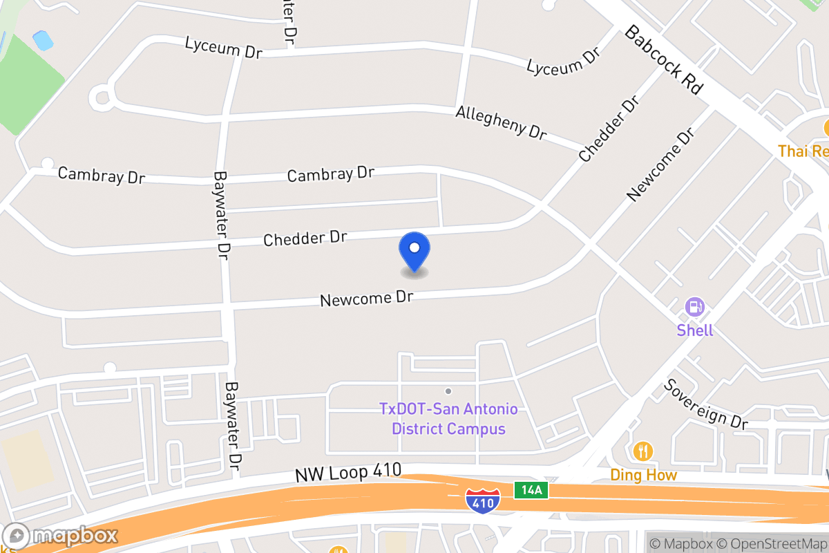 Map of 4623  Newcome Dr