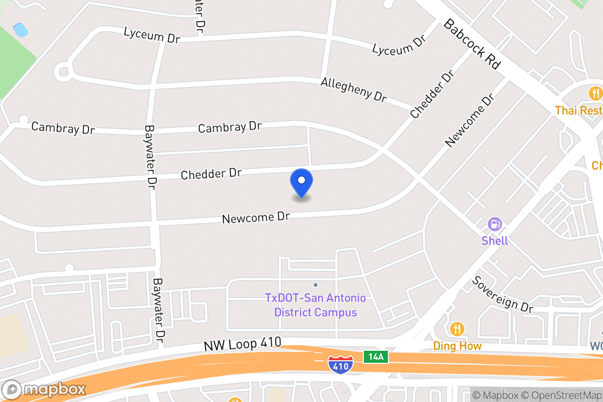 Map of 4619  Newcome Dr
