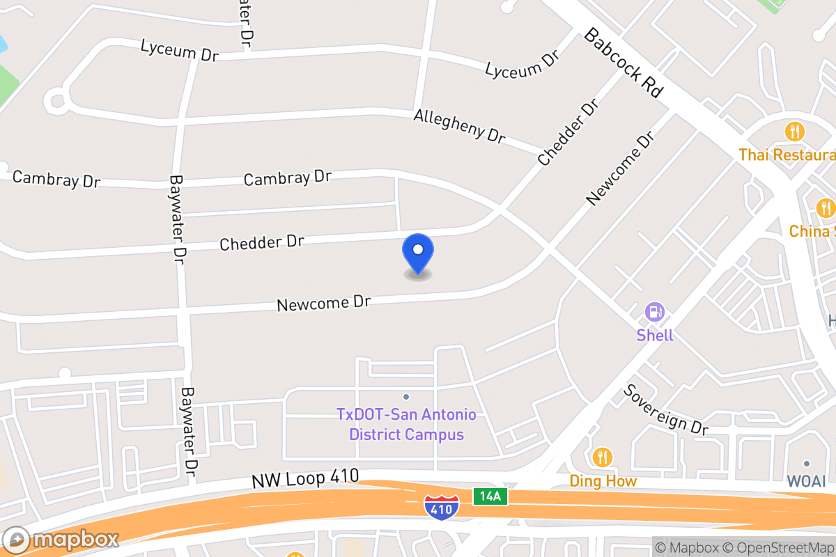 Map of 4611  Newcome Dr