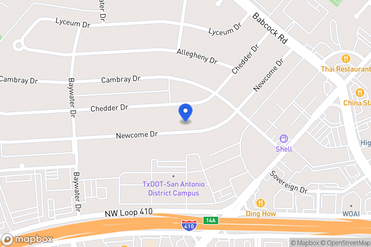 Map of 4607  Newcome Dr