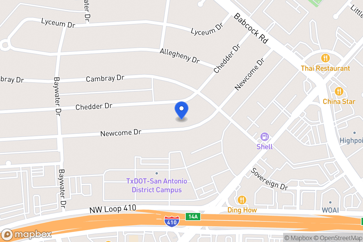 Map of 4527  Newcome Dr