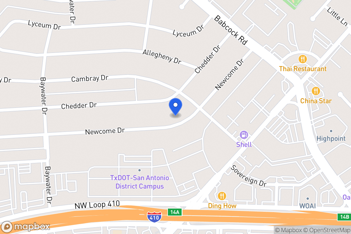 Map of 4517  Newcome Dr