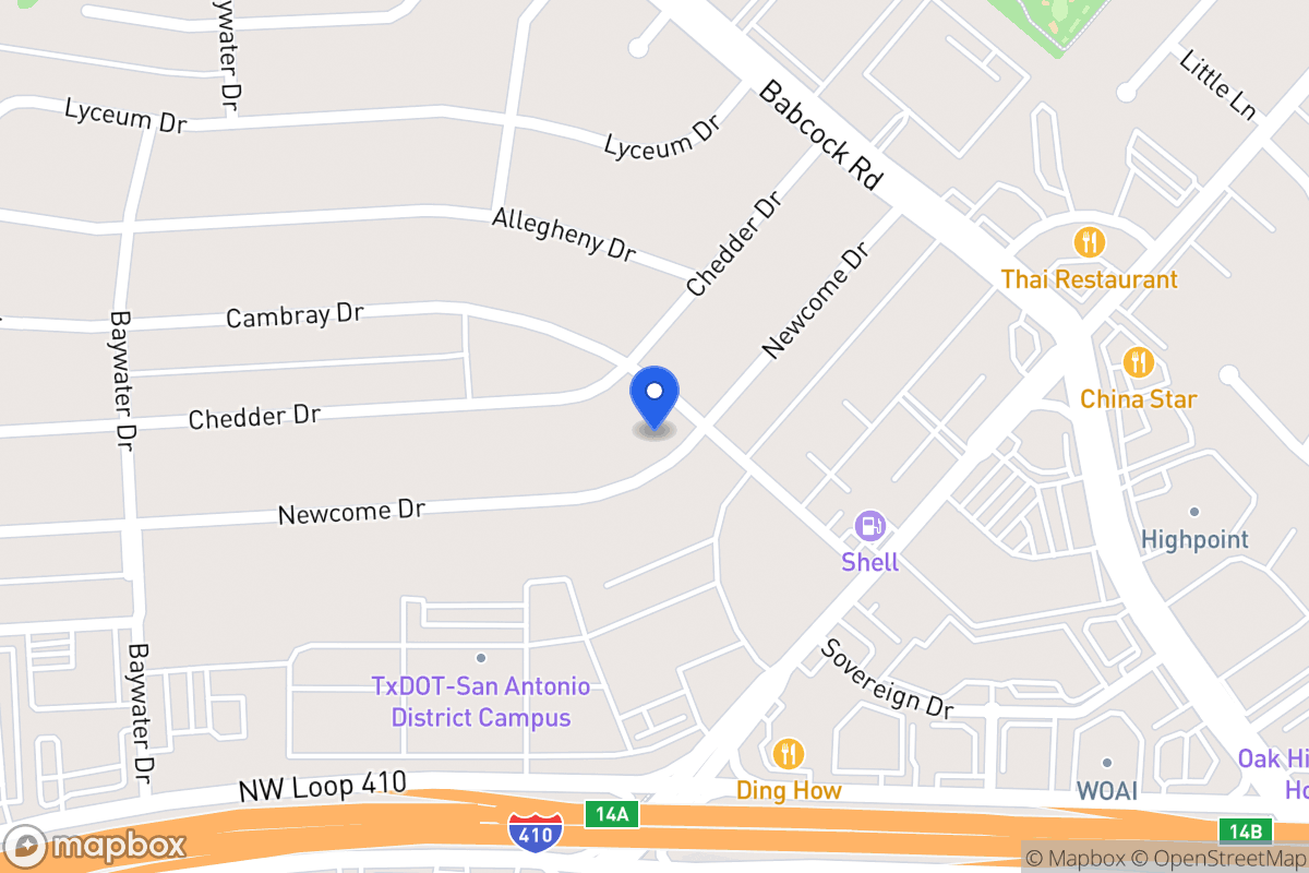 Map of 4507  Newcome Dr