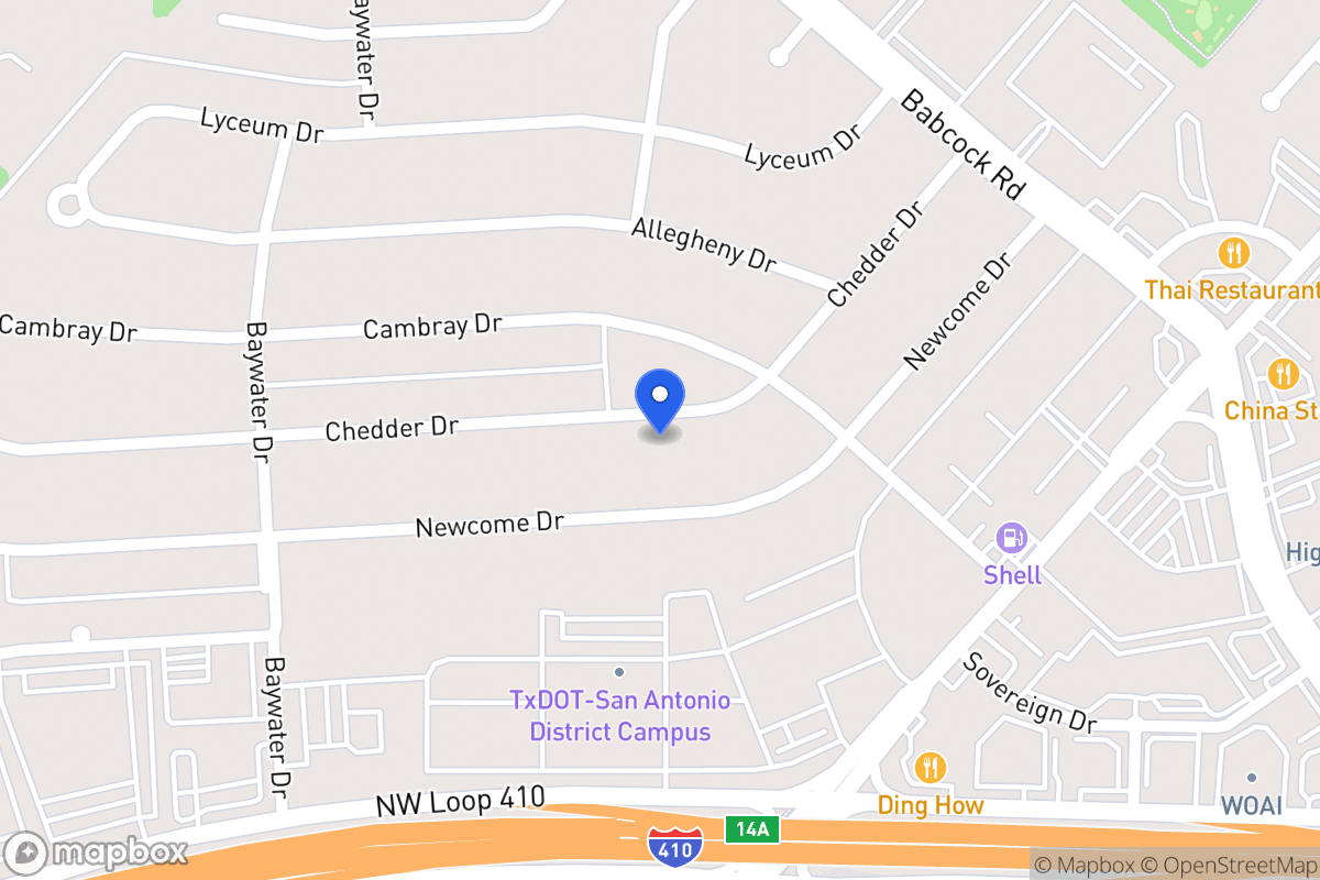 Map of 4542  Chedder Dr