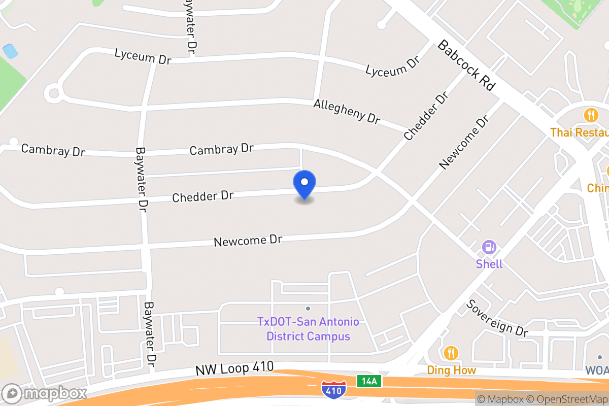 Map of 4602  Chedder Dr