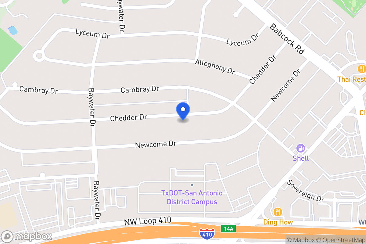 Map of 4606  Chedder Dr